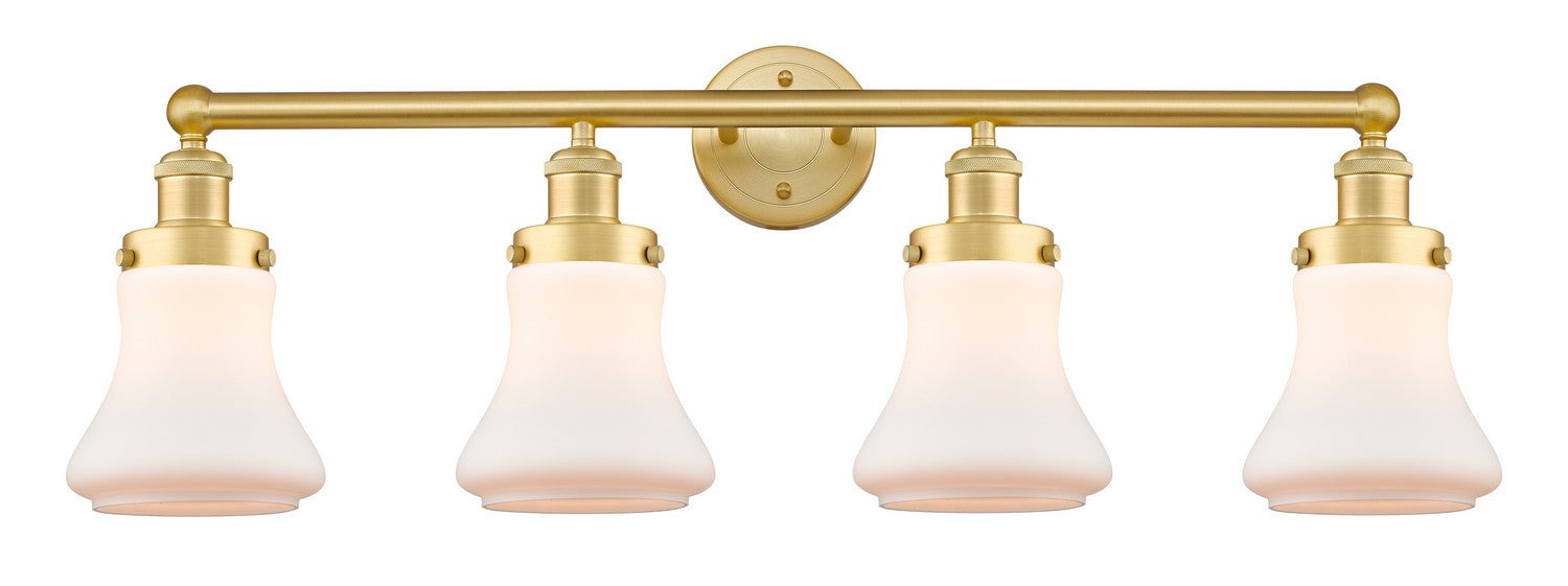 Innovations 616-4W-SG-G191 Four Light Bath Vanity, Satin Gold