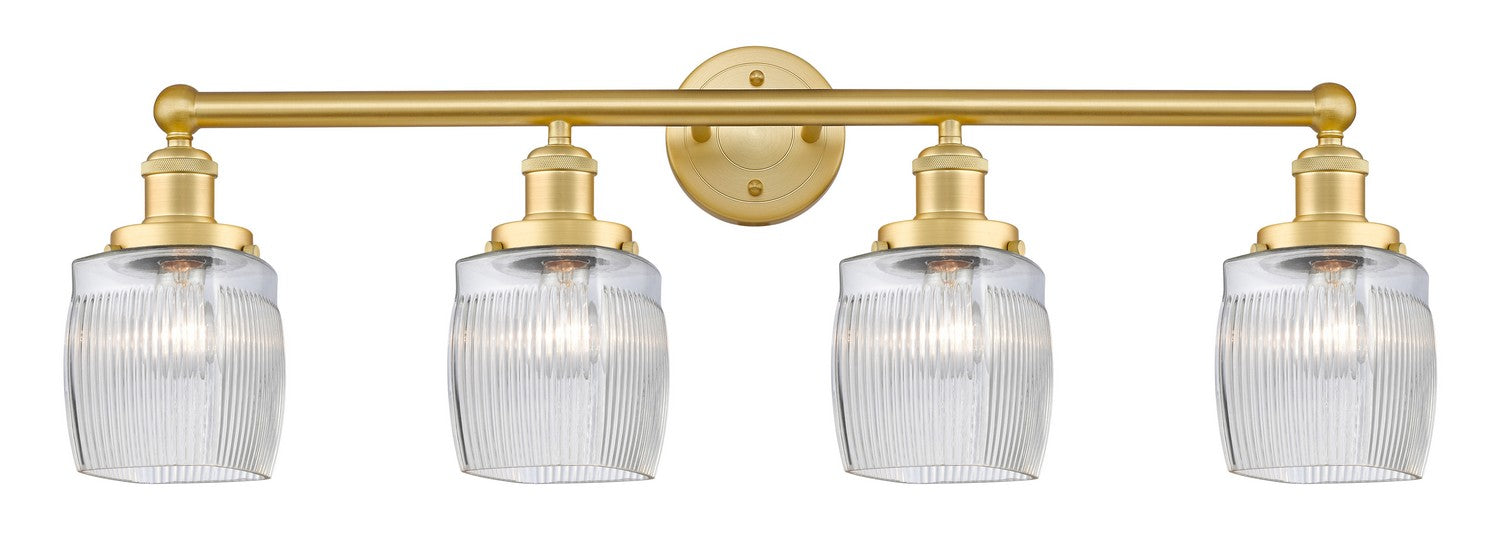 Innovations 616-4W-SG-G302 Four Light Bath Vanity, Satin Gold