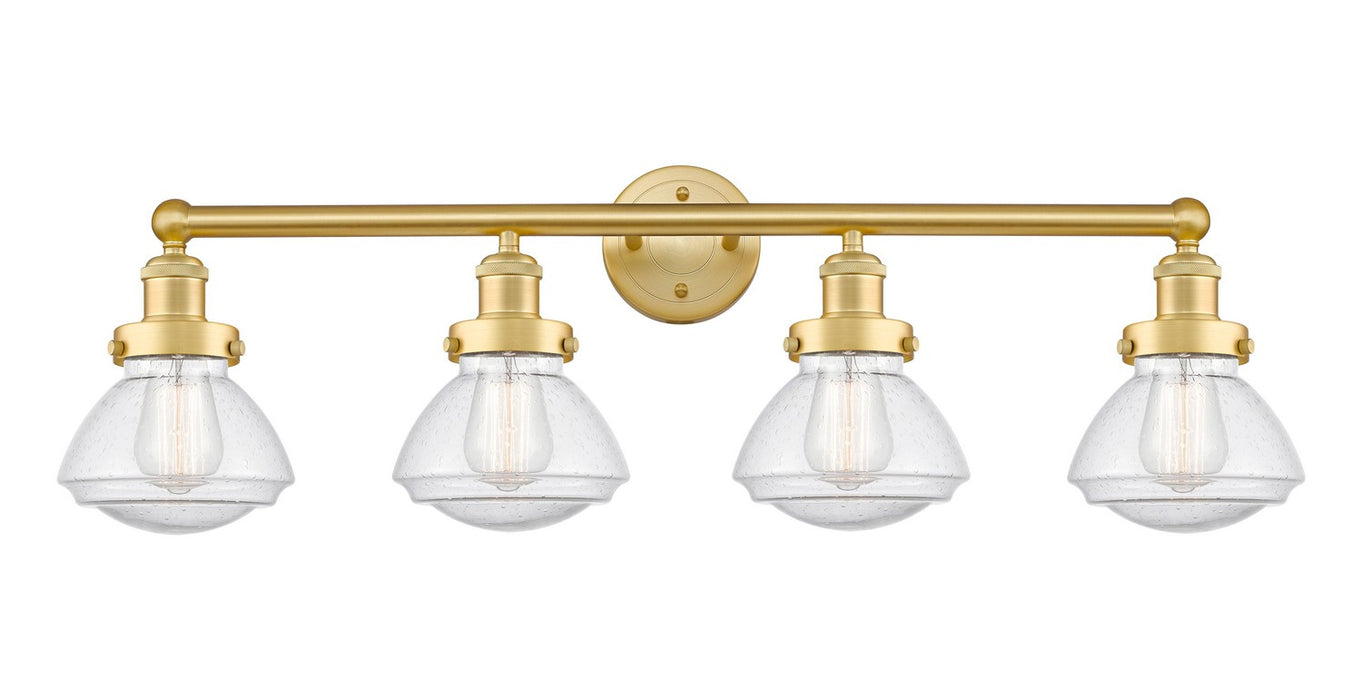 Innovations 616-4W-SG-G324 Four Light Bath Vanity, Satin Gold