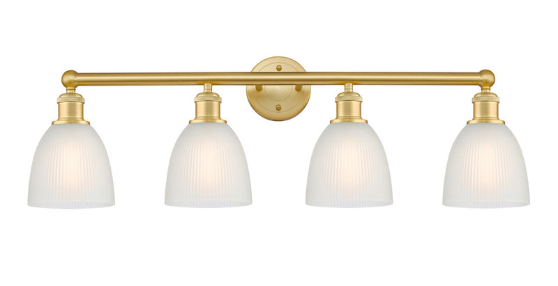 Innovations 616-4W-SG-G381 Four Light Bath Vanity, Satin Gold