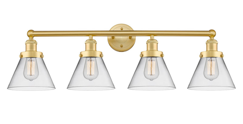 Innovations 616-4W-SG-G42 Four Light Bath Vanity, Satin Gold