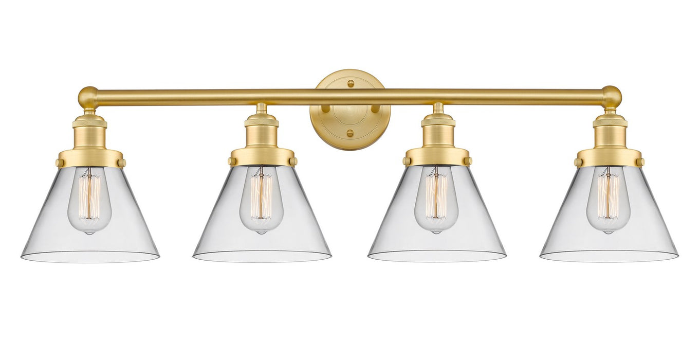 Innovations 616-4W-SG-G42 Four Light Bath Vanity, Satin Gold