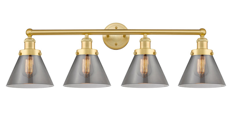 Innovations 616-4W-SG-G43 Four Light Bath Vanity, Satin Gold