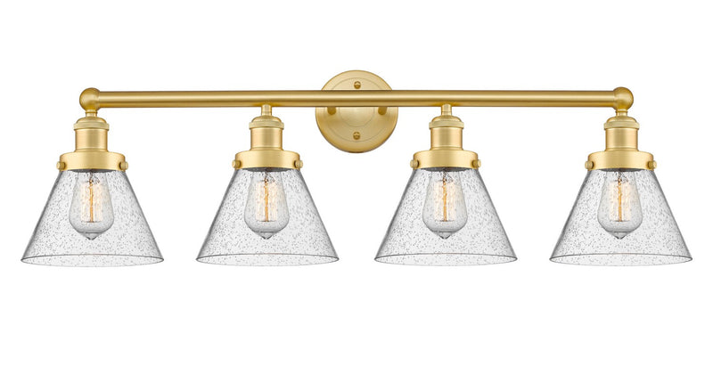 Innovations 616-4W-SG-G44 Four Light Bath Vanity, Satin Gold