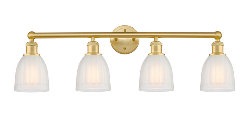Innovations 616-4W-SG-G441 Four Light Bath Vanity, Satin Gold