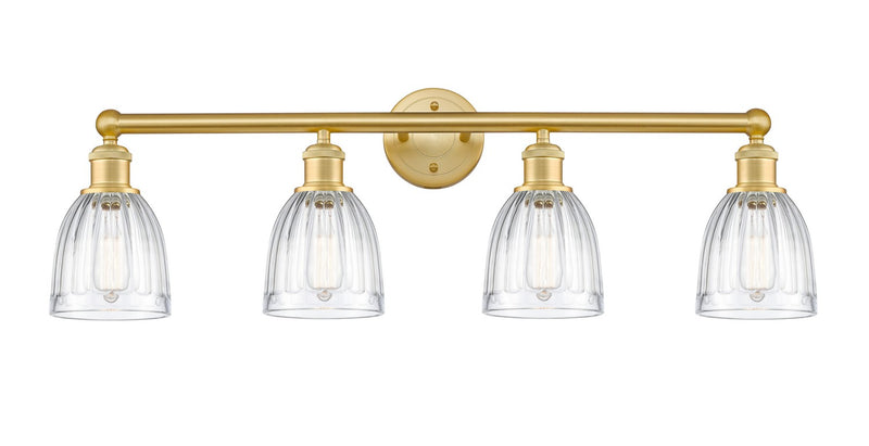 Innovations 616-4W-SG-G442 Four Light Bath Vanity, Satin Gold