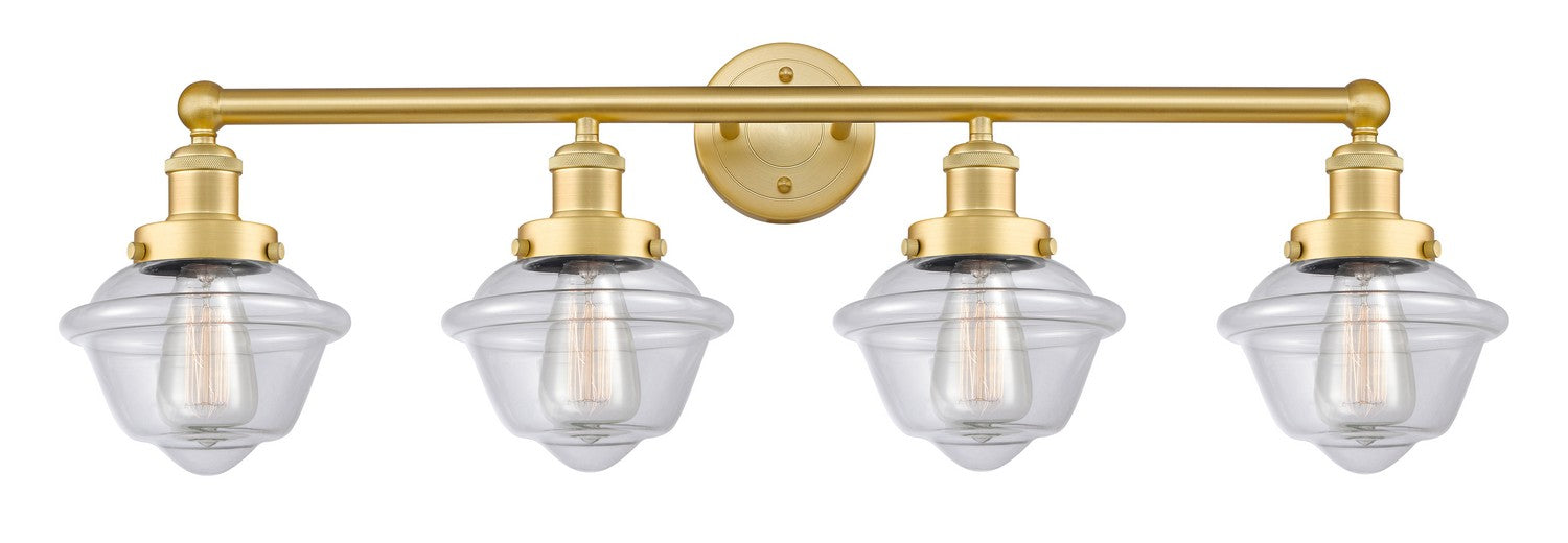 Innovations 616-4W-SG-G532 Four Light Bath Vanity, Satin Gold