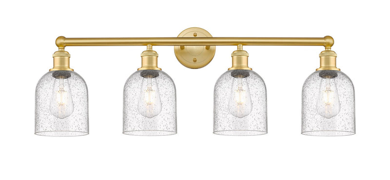 Innovations 616-4W-SG-G558-6SDY Four Light Bath Vanity, Satin Gold