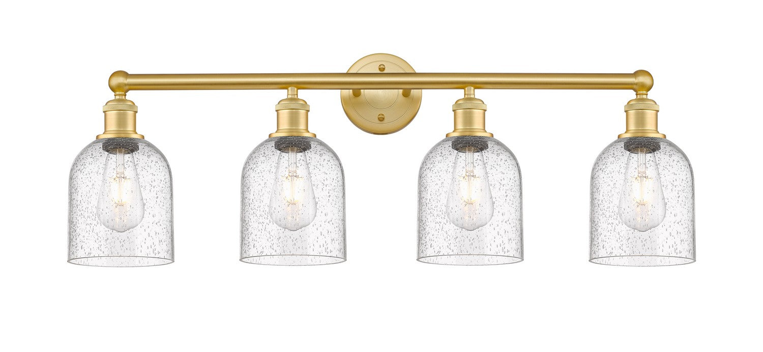 Innovations 616-4W-SG-G558-6SDY Four Light Bath Vanity, Satin Gold