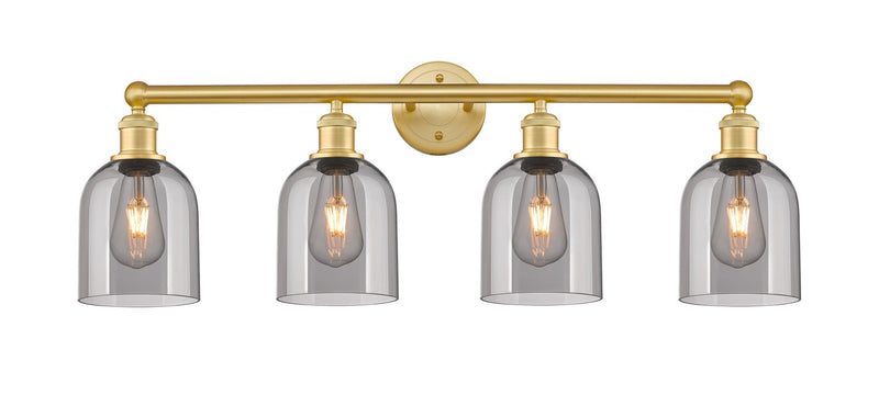 Innovations 616-4W-SG-G558-6SM Four Light Bath Vanity, Satin Gold
