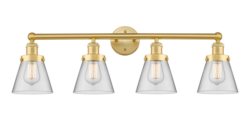 Innovations 616-4W-SG-G62 Four Light Bath Vanity, Satin Gold
