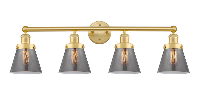 Innovations 616-4W-SG-G63 Four Light Bath Vanity, Satin Gold