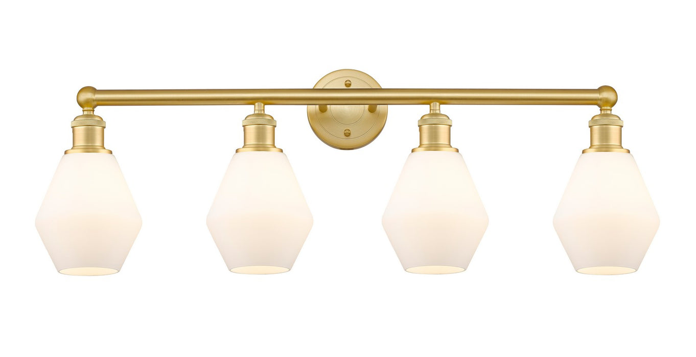 Innovations 616-4W-SG-G651-6 Four Light Bath Vanity, Satin Gold
