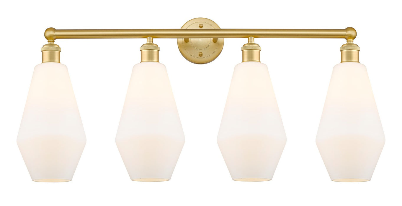 Innovations 616-4W-SG-G651-7 Four Light Bath Vanity, Satin Gold