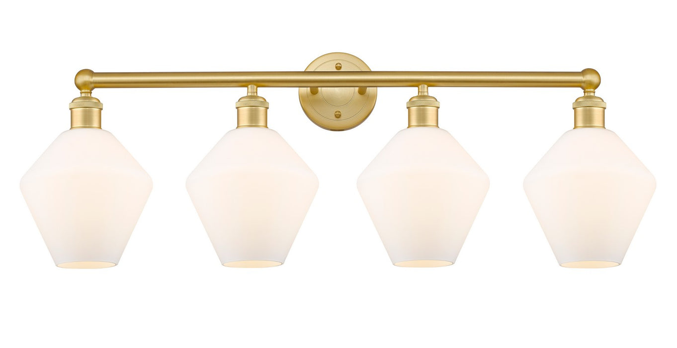 Innovations 616-4W-SG-G651-8 Four Light Bath Vanity, Satin Gold