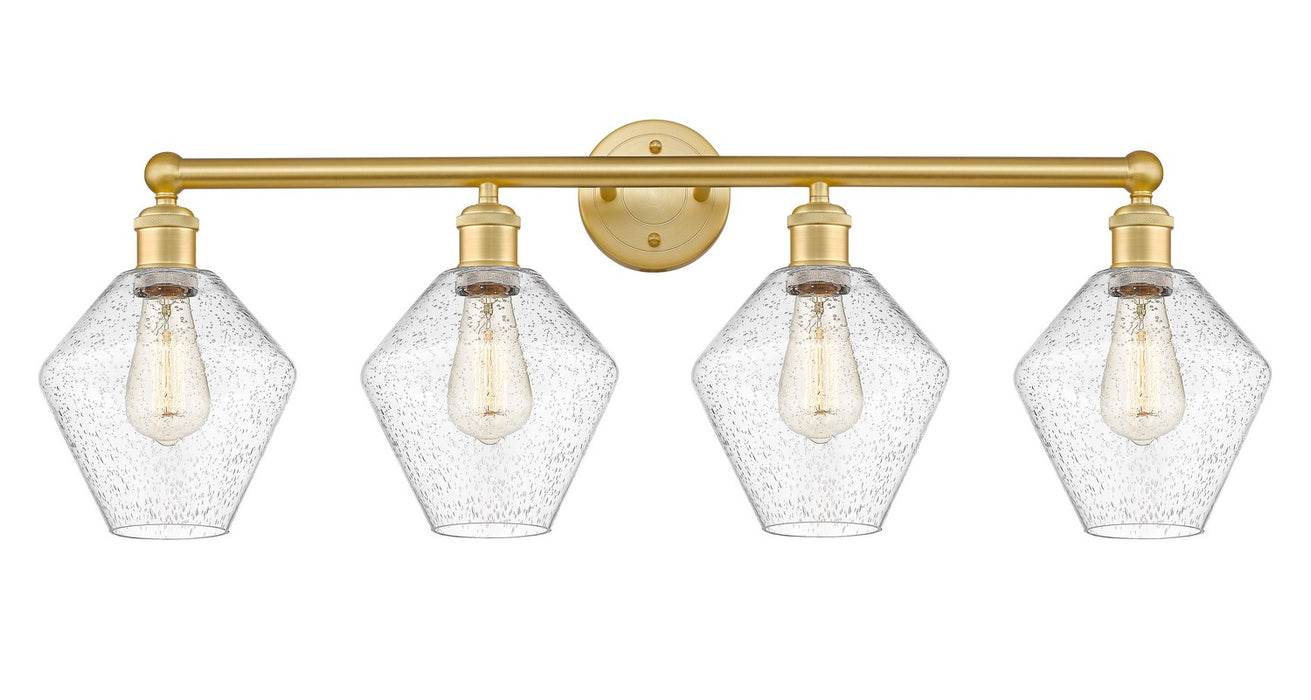 Innovations 616-4W-SG-G654-8 Four Light Bath Vanity, Satin Gold