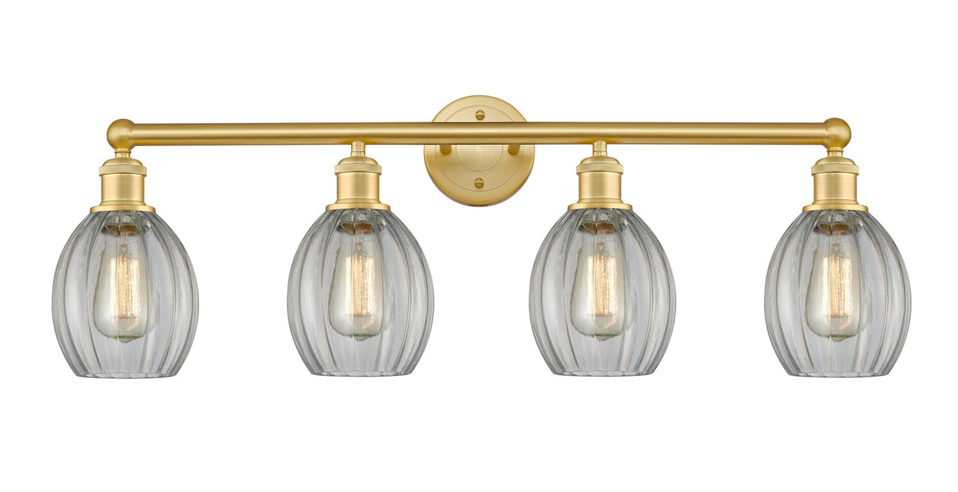 Innovations 616-4W-SG-G82 Four Light Bath Vanity, Satin Gold