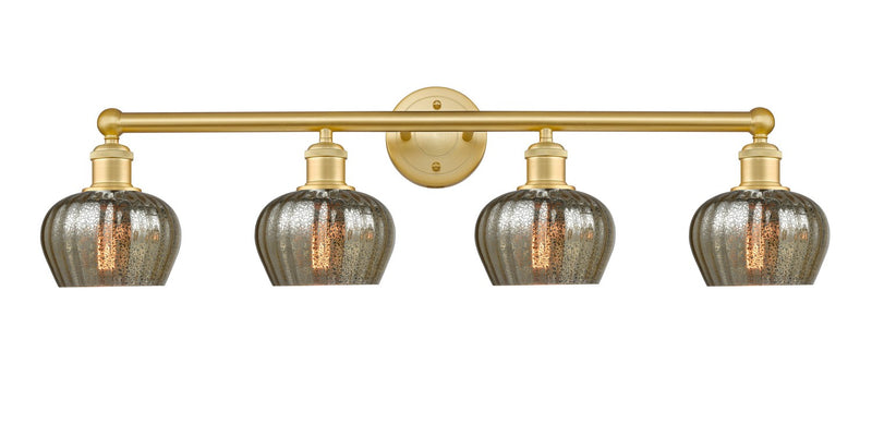 Innovations 616-4W-SG-G96 Four Light Bath Vanity, Satin Gold
