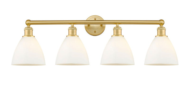 Innovations 616-4W-SG-GBD-751 Four Light Bath Vanity, Satin Gold