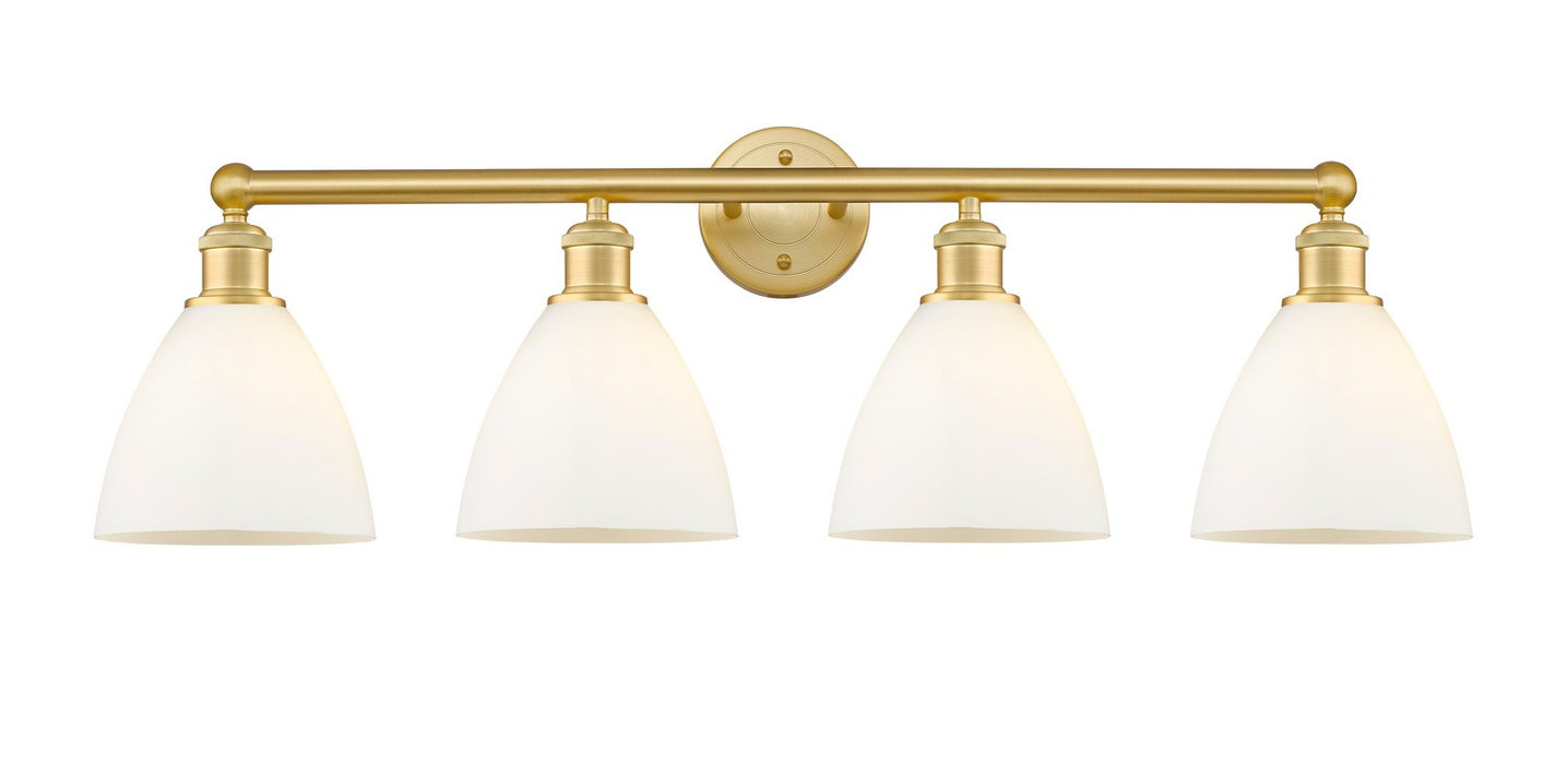 Innovations 616-4W-SG-GBD-751 Four Light Bath Vanity, Satin Gold