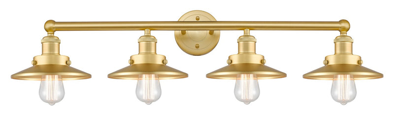 Innovations 616-4W-SG-M4-SG Four Light Bath Vanity, Satin Gold