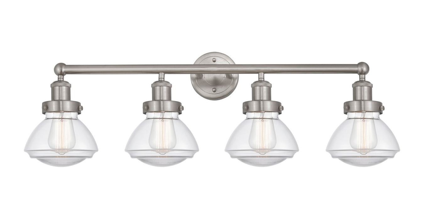 Innovations 616-4W-SN-G322 Four Light Bath Vanity, Brushed Satin Nickel