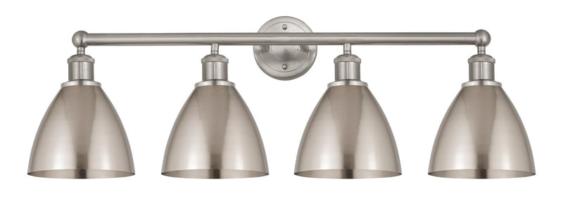 Innovations 616-4W-SN-MBD-75-SN Four Light Bath Vanity, Brushed Satin Nickel