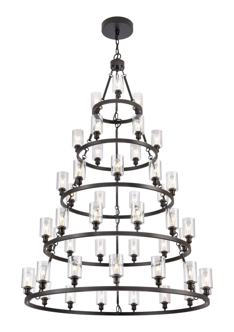 Innovations 8203456-BK-G804 45 Light Chandelier, Matte Black