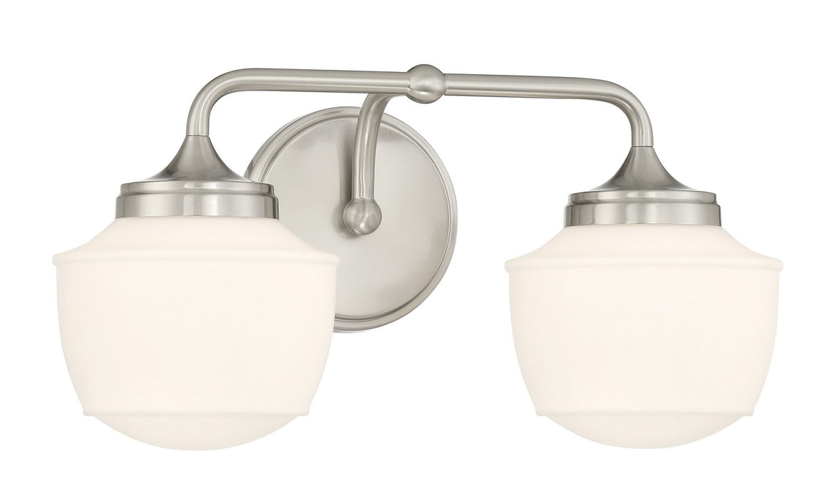 Minka-Lavery 2572-84 Two Light Bath Vanity, Brushed Nickel
