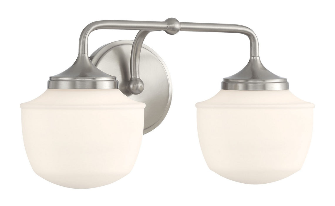 Minka-Lavery 2572-84 Two Light Bath Vanity, Brushed Nickel