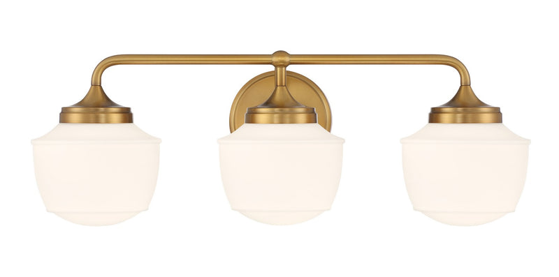 Minka-Lavery 2573-575 Three Light Bath Vanity, Antique Noble Brass