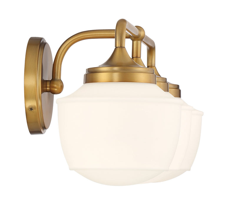 Minka-Lavery 2573-575 Three Light Bath Vanity, Antique Noble Brass