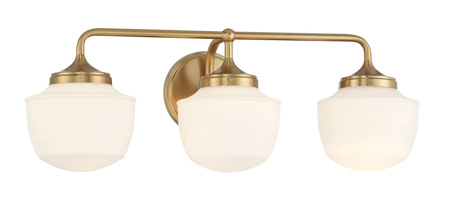 Minka-Lavery 2573-575 Three Light Bath Vanity, Antique Noble Brass