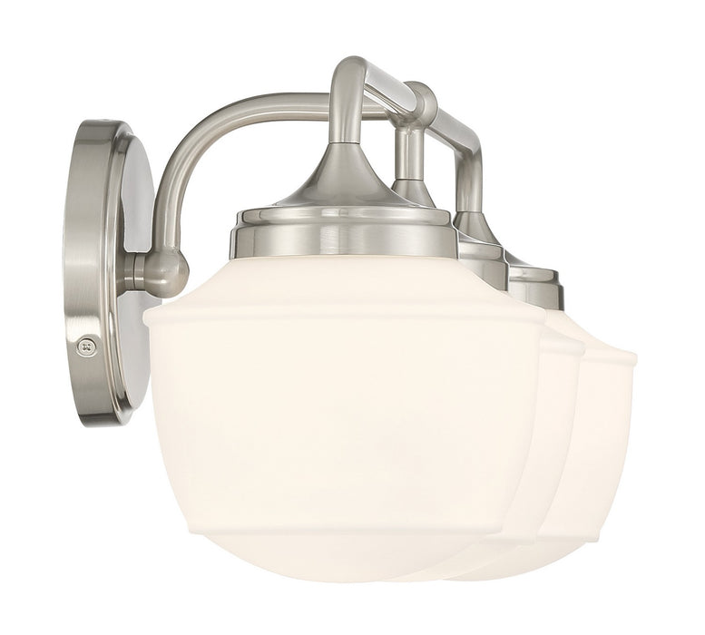 Minka-Lavery 2573-84 Three Light Bath Vanity, Brushed Nickel