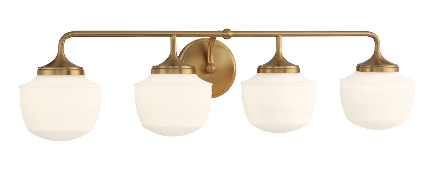 Minka-Lavery 2574-575 Four Light Bath Vanity, Antique Noble Brass
