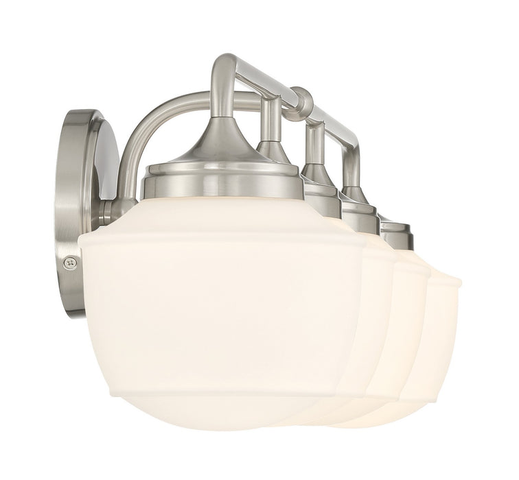 Minka-Lavery 2574-84 Four Light Bath Vanity, Brushed Nickel