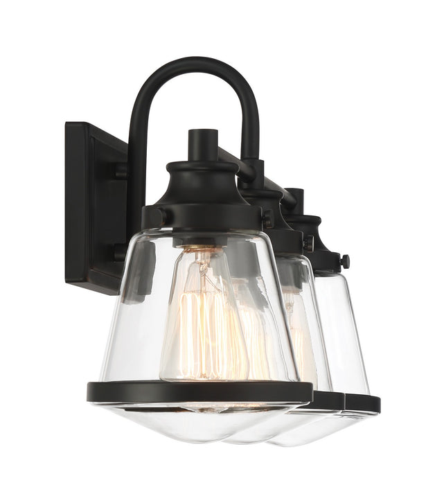 Minka-Lavery 2583-66A Three Light Bath Vanity, Coal