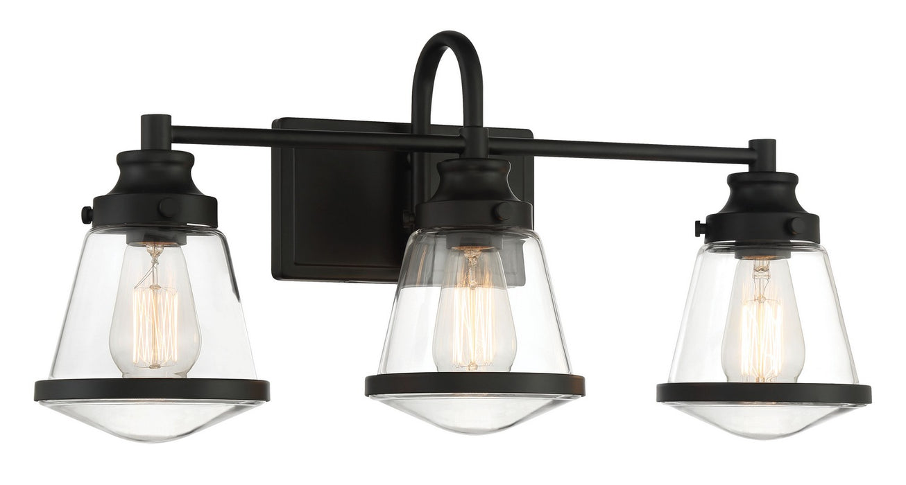Minka-Lavery 2583-66A Three Light Bath Vanity, Coal