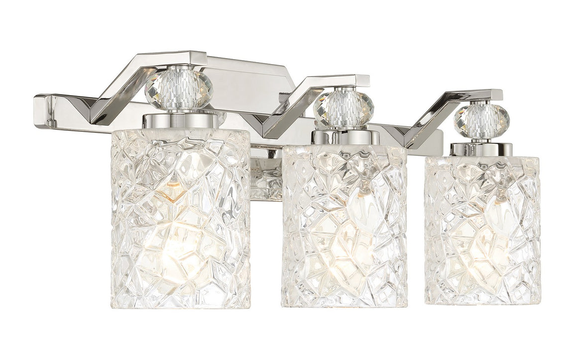 Minka-Lavery 2613-77 Three Light Bath Vanity, Chrome