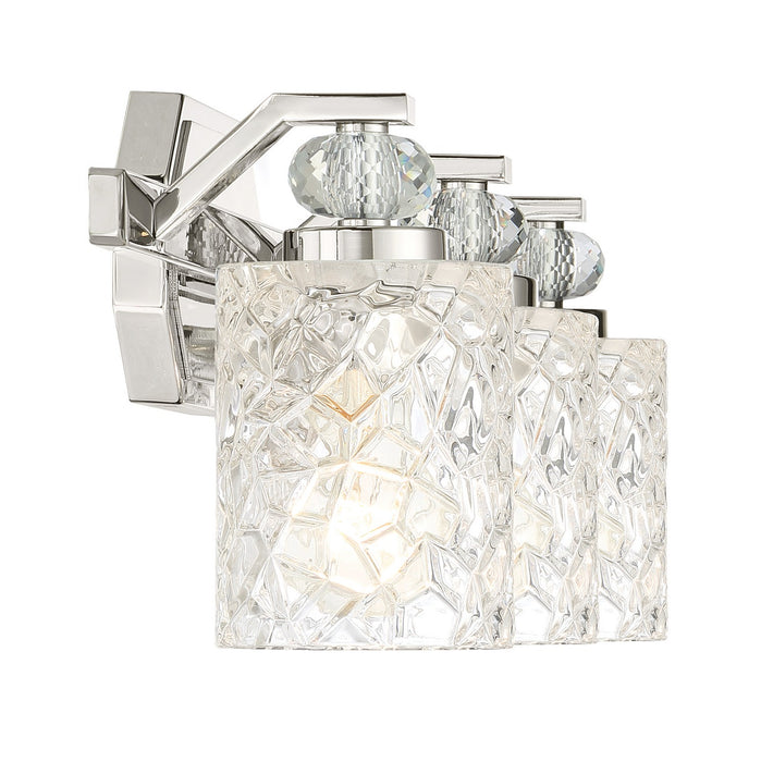 Minka-Lavery 2613-77 Three Light Bath Vanity, Chrome