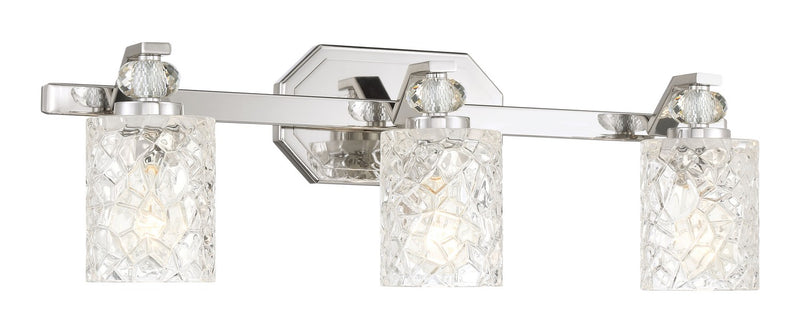 Minka-Lavery 2613-77 Three Light Bath Vanity, Chrome