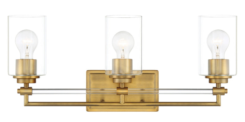 Minka-Lavery 2643-575 Three Light Bath Vanity, Antique Noble Brass