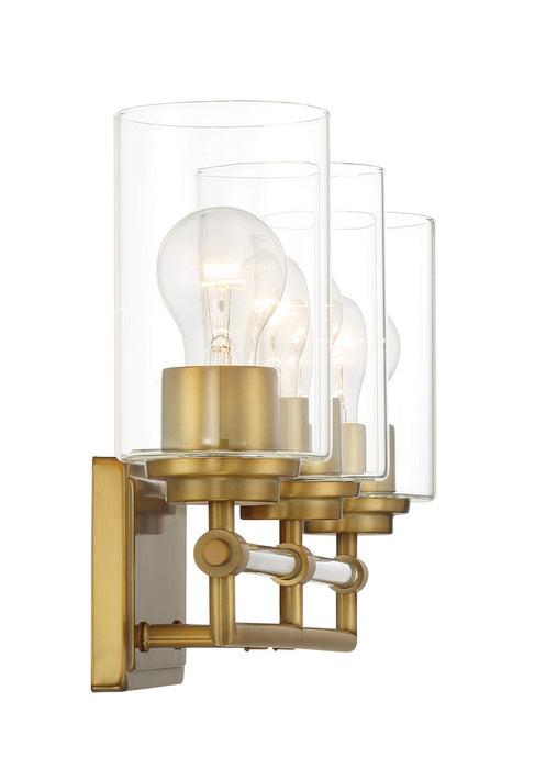 Minka-Lavery 2643-575 Three Light Bath Vanity, Antique Noble Brass