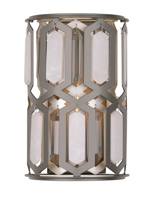Minka-Lavery 3581-795 One Light Wall Sconce, Bronze & Sultry Silver