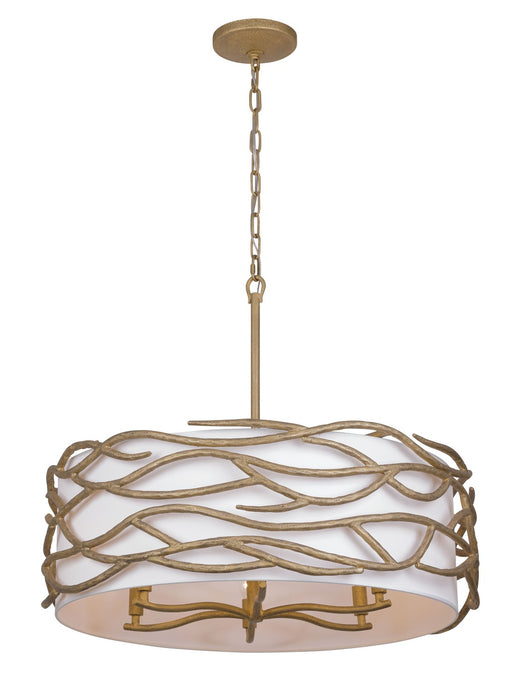 Minka-Lavery 3718-788 Six Light Pendant, Ashen Gold
