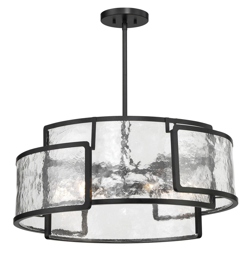 Minka-Lavery 5267-66A Six Light Pendant, Coal