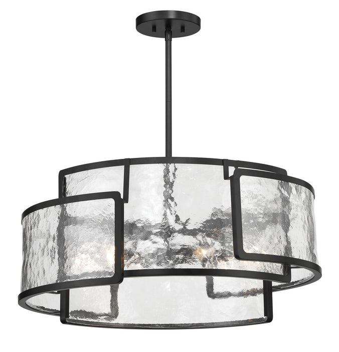 Minka-Lavery 5267-66A Six Light Pendant, Coal