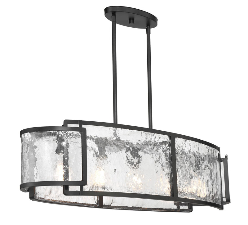 Minka-Lavery 5268-66A Five Light Island Pendant, Coal