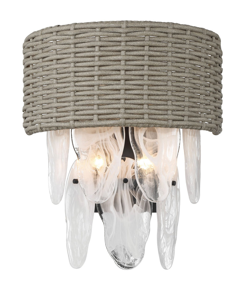 Minka-Lavery 5295-66A Four Light Wall Sconce, Coal