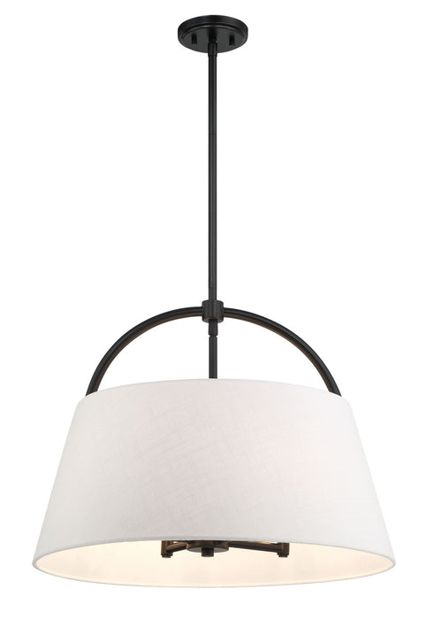 Minka-Lavery 5396-66A Four Light Island Pendant, Coal